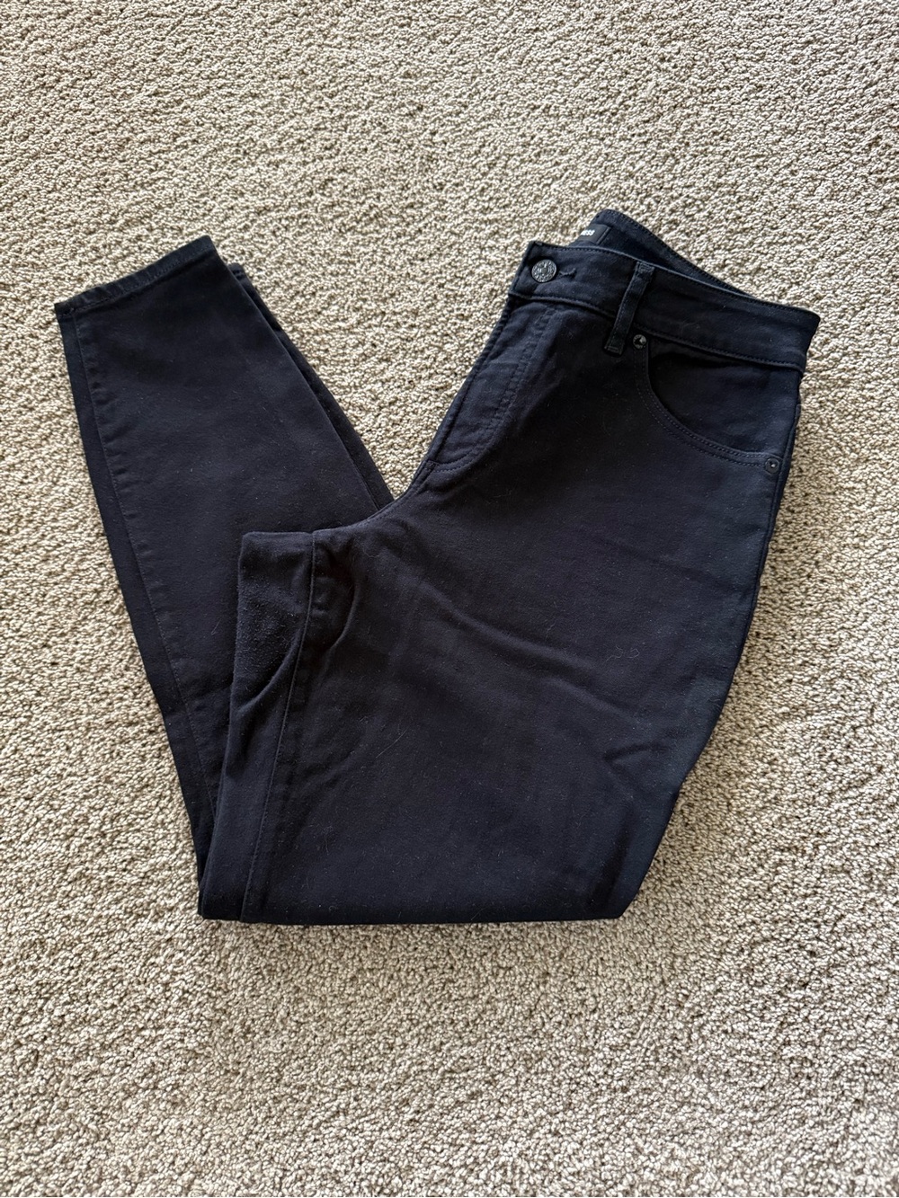 Express Black Curvy Skinny High-Rise Jeans